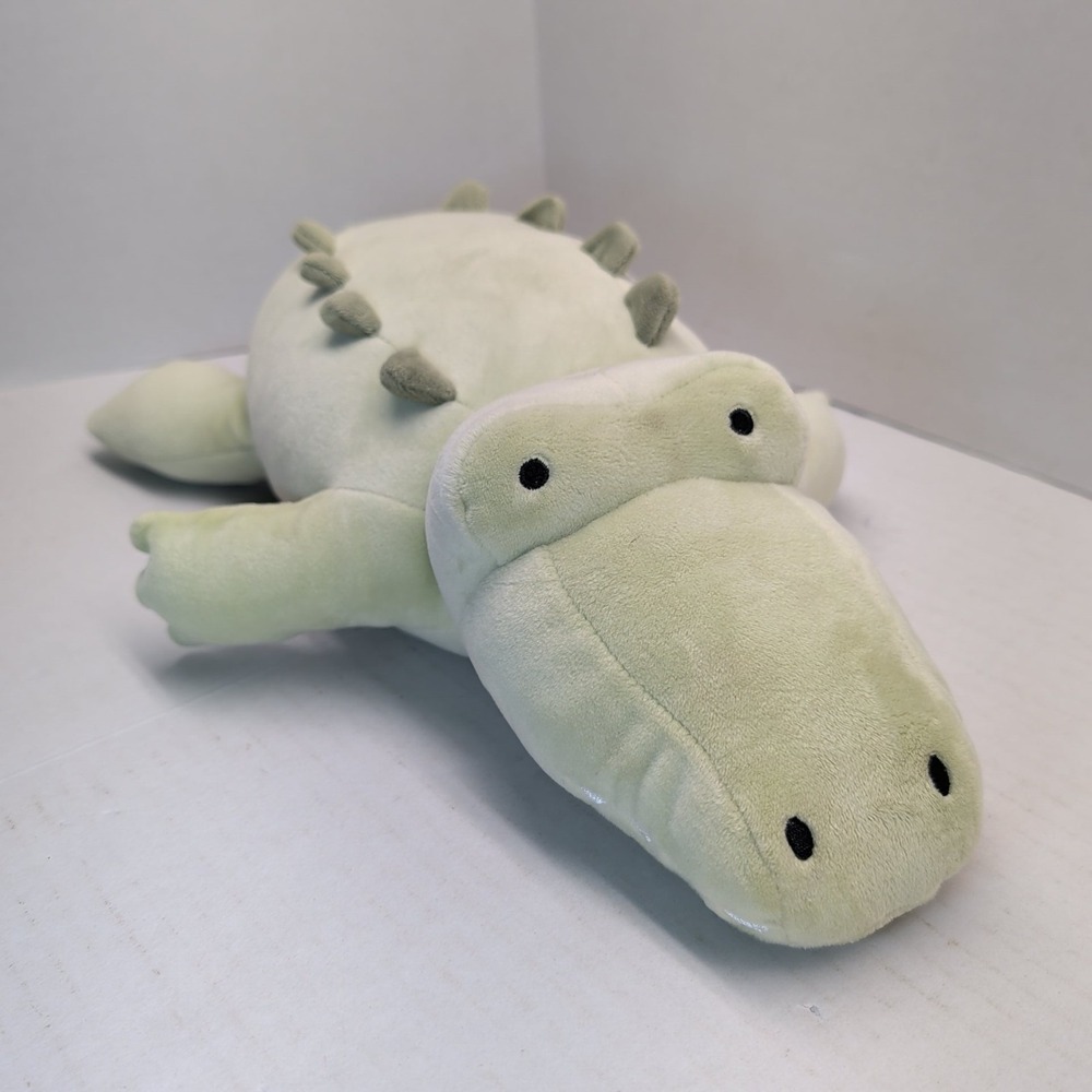 Pillowfort Weighted Plush Alligator Baby Stuffed Animal Target Green Sensory 15"